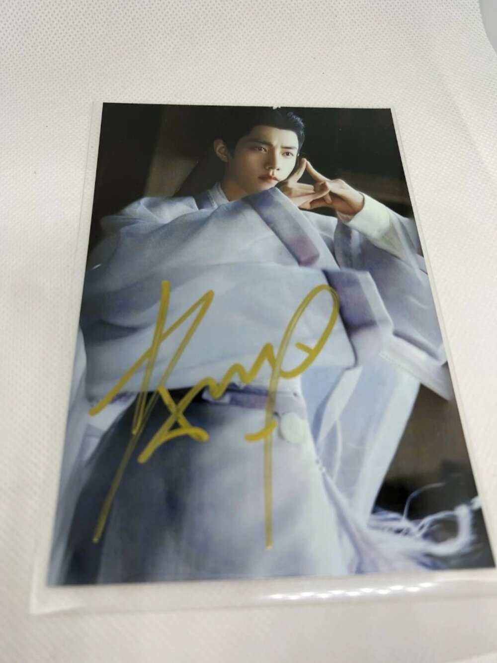 Xiao Zhan Signed Photo The Longest Promise Autograph New